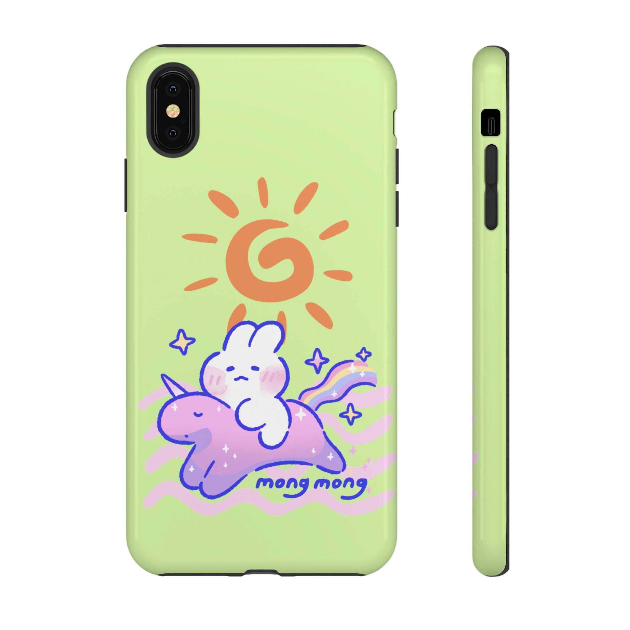 Lovely Mong Mong Ride a Unicorn Phone Case